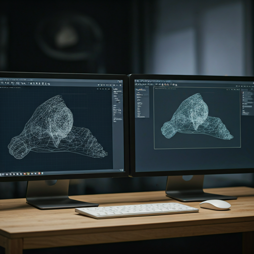 Professional animation workspace